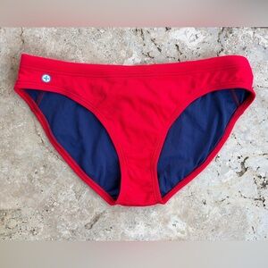 Waterman Red Bikini Bottom Women’s Small NEW